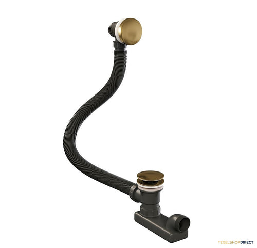 Badafvoer met Overloop Brauer Gold Edition Geborsteld Goud