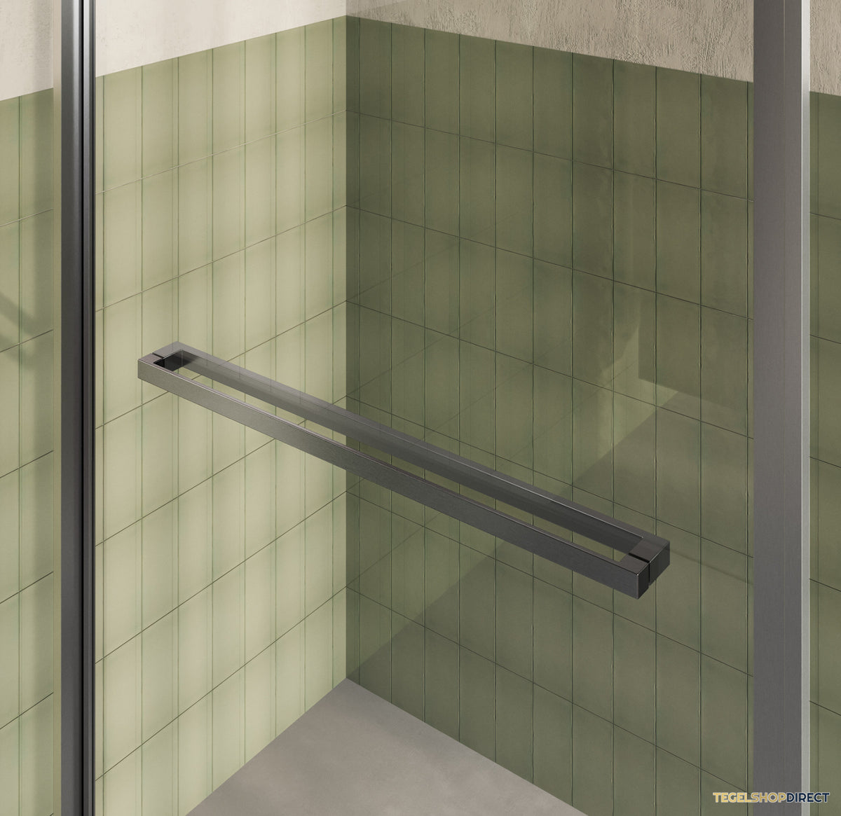 BRAUER Luminis Douchecabine 3-Delig Naar Binnen Draaiend 120x90x200 Omkeerbaar Helder Glas Incl. Glascoating PVD RVS-Kleurig Geborsteld – afbeelding 4