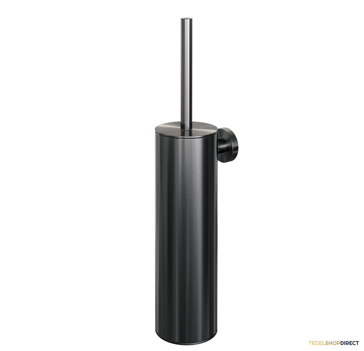 Toiletaccessoire Set Brauer Gunmetal 3-in-1 met PVD coating Geborsteld Gunmetal – afbeelding 3