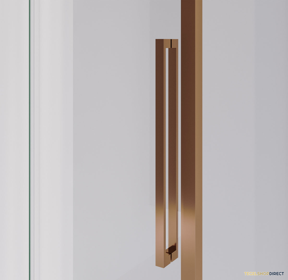 BRAUER Season douchecabine model B met schuifdeur helder glas 120x100x200 omkeerbaar incl. glascoating Season-Koper – afbeelding 3