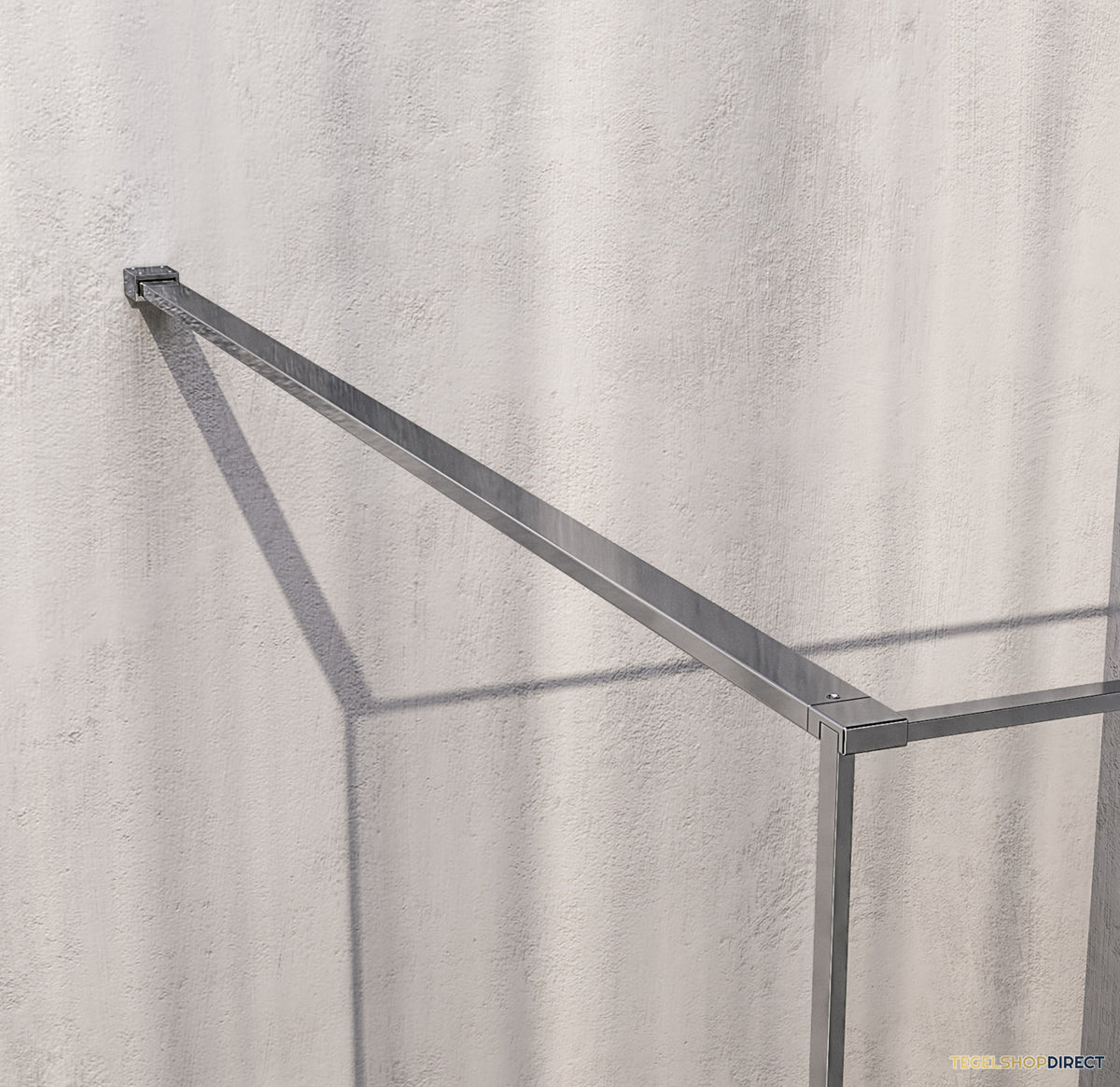 BRAUER Collision Inloopdouche 100x200 Helder Glas Incl. Glascoating Chroom – afbeelding 3