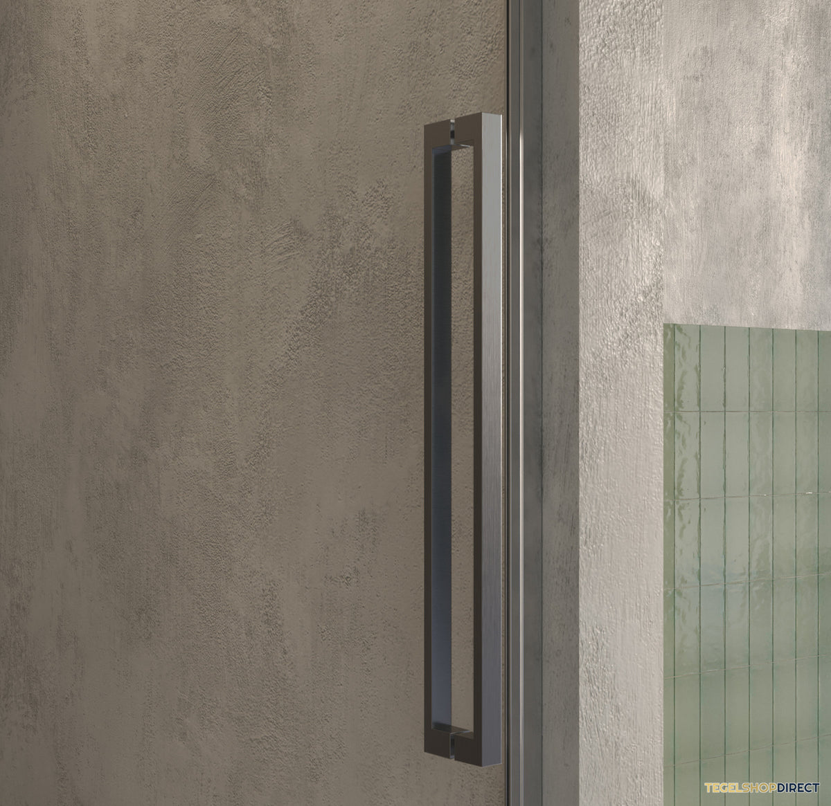BRAUER Cosmic Nisdeur Draaiend 90x200 Omkeerbaar Helder Glas Incl. Glascoating PVD RVS-Kleurig Geborsteld – afbeelding 4
