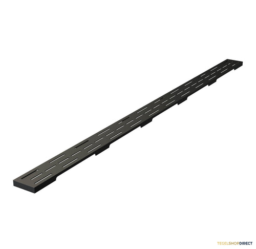 Douchegootrooster Brauer StanGrid Zwart Standaard tbv Douchegoot STD/W/PS 120x7 cm