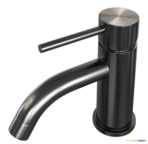 Brauer Stripe opbouw fonteinkraan gunmetal geborsteld PVD