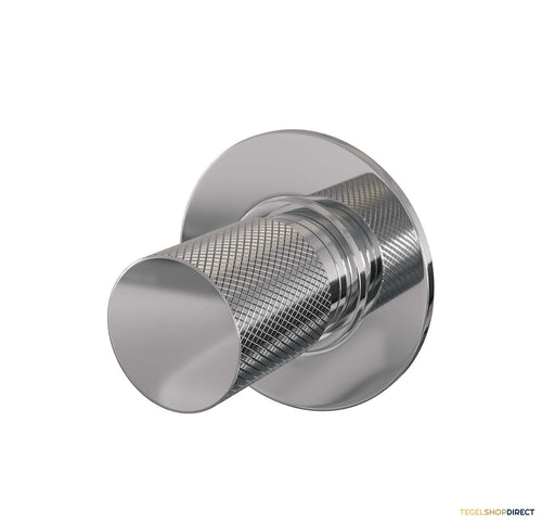 Inbouw Stopkraan Brauer Chrome Carving Rond 6.5 cm Messing Chroom