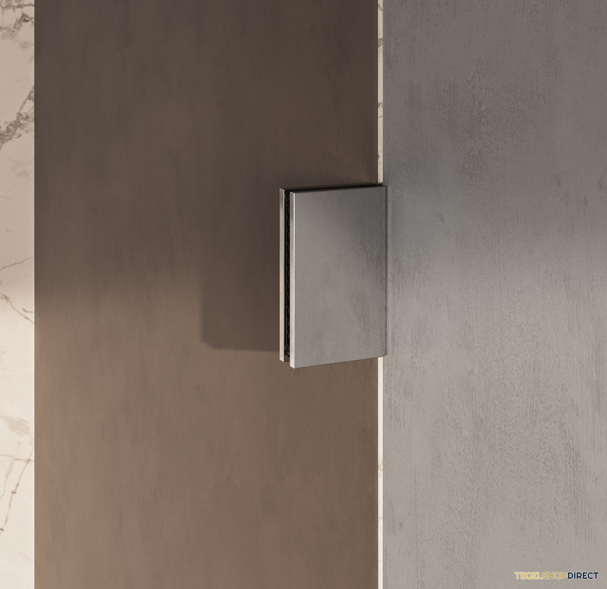 BRAUER Void Badwand 80x140 Brons Glas Incl. Glascoating Chroom – afbeelding 3