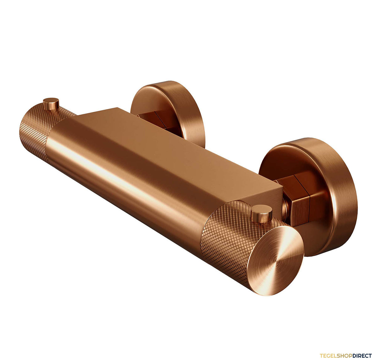 Douchekraanset Brauer Copper Carving Opbouw Met Glijstang En Staafhanddouche Geborsteld Koper – afbeelding 4