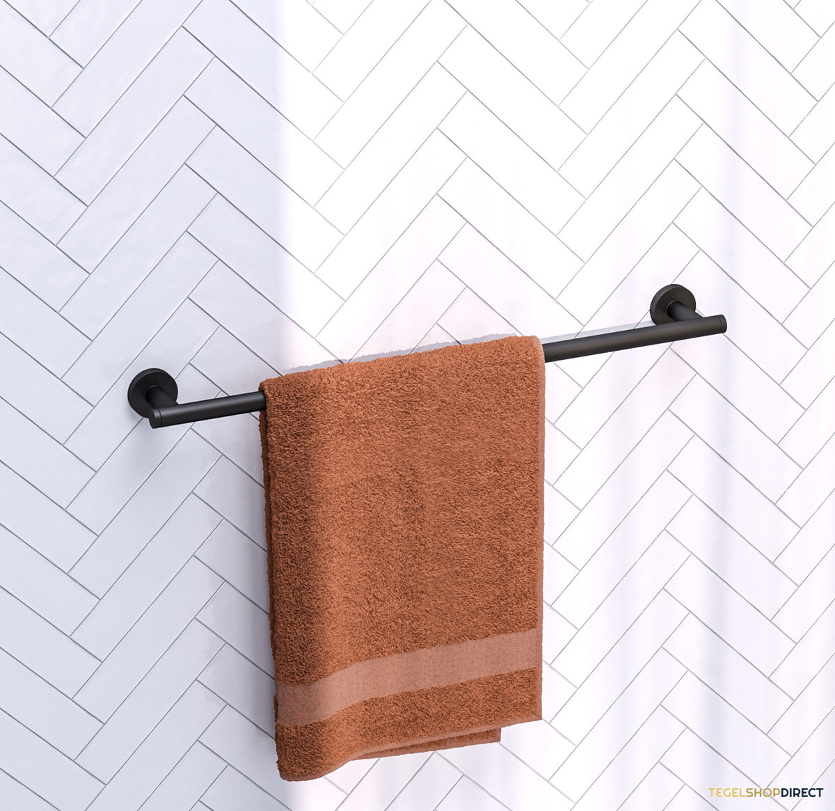 Handdoekrek Brauer Black Edition 60 Cm Mat Zwart – afbeelding 2