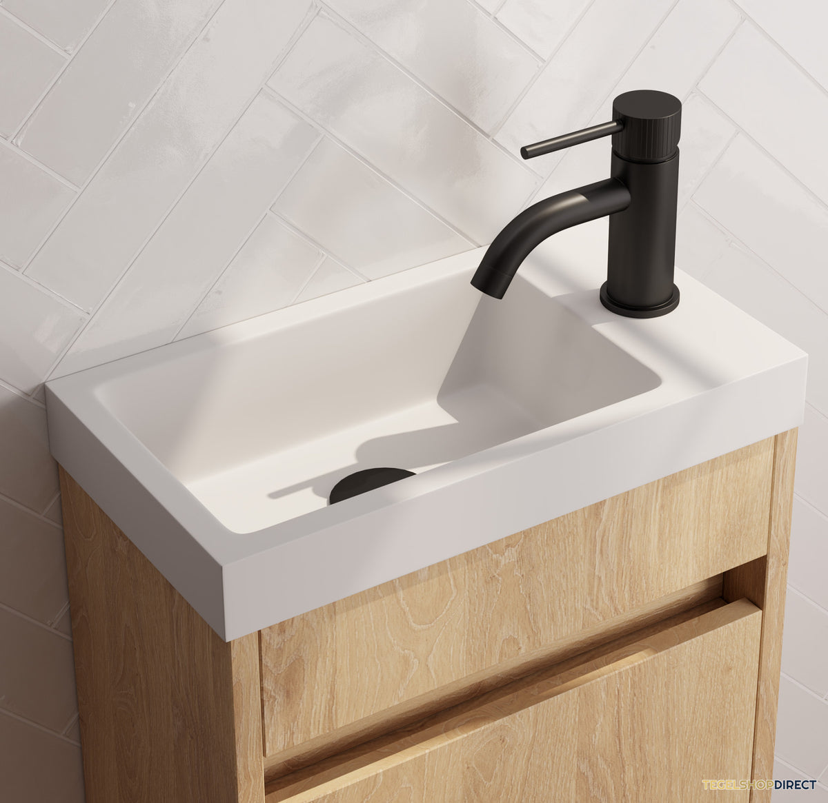 Brauer Stripe opbouw fonteinkraan mat zwart – afbeelding 2