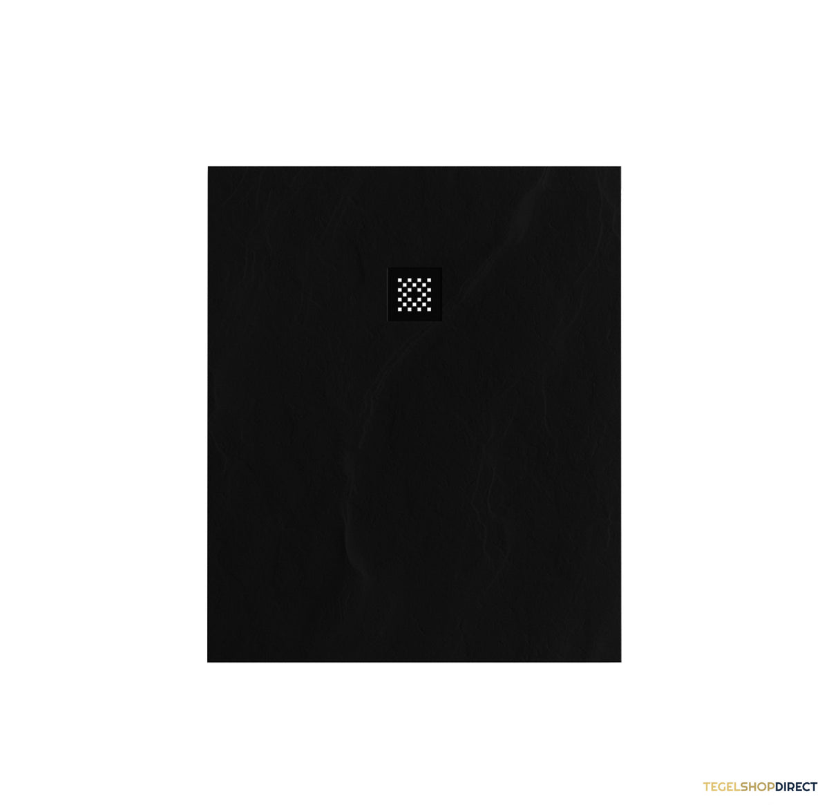 BRAUER Douchebak Asteroid 100x120 incl. antislip en antibacterieel mineraalmarmer mat zwart – afbeelding 2