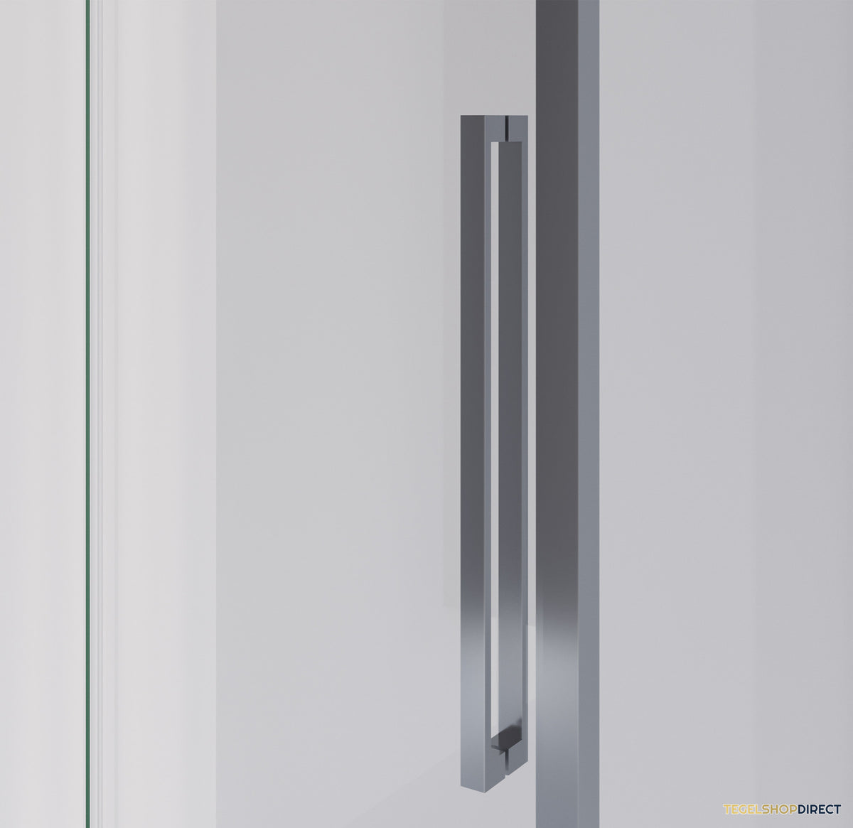 BRAUER Season douchecabine model B met schuifdeur helder glas 120x100x200 omkeerbaar incl. glascoating Season-RVS-kleurig – afbeelding 3