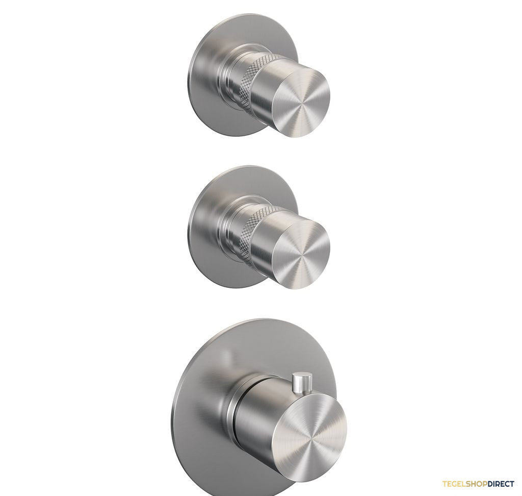 Thermostatische Inbouwdoucheset Brauer Brushed Edition Omstelknoppen (Alle Opties) – afbeelding 3