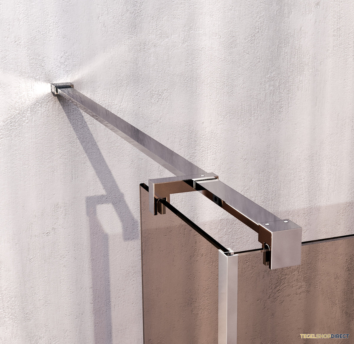 BRAUER Oblivion inloopdouche brons glas 120x200 met zijwand 30 incl. glascoating chroom – afbeelding 4