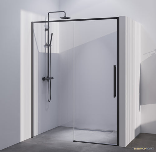 BRAUER Season nisdeur model B met schuifdeur helder glas 160x200 omkeerbaar incl. glascoating Season-Gunmetal