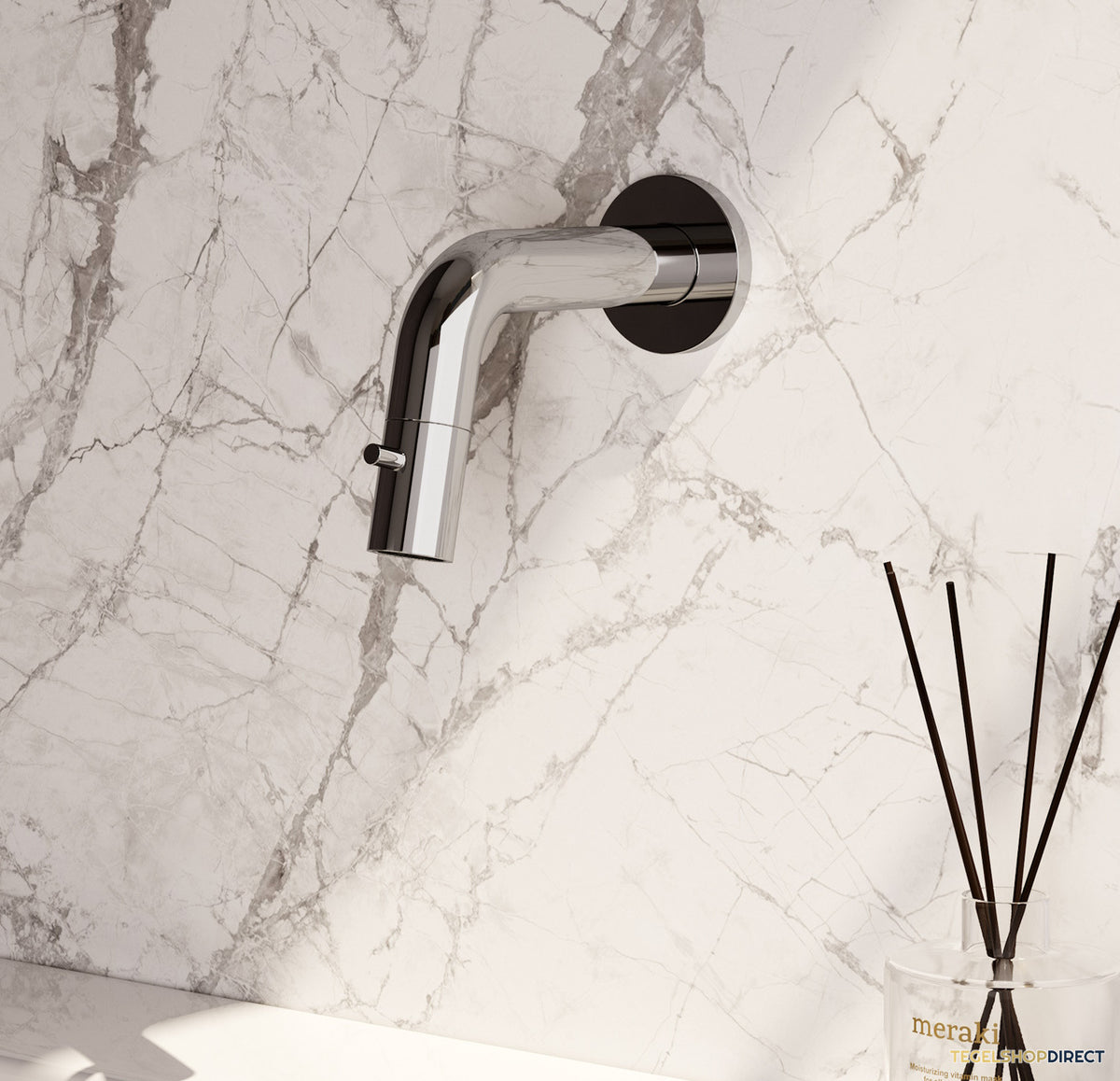 Inbouw Fonteinkraan Brauer Chrome Edition Inkortbaar Chroom