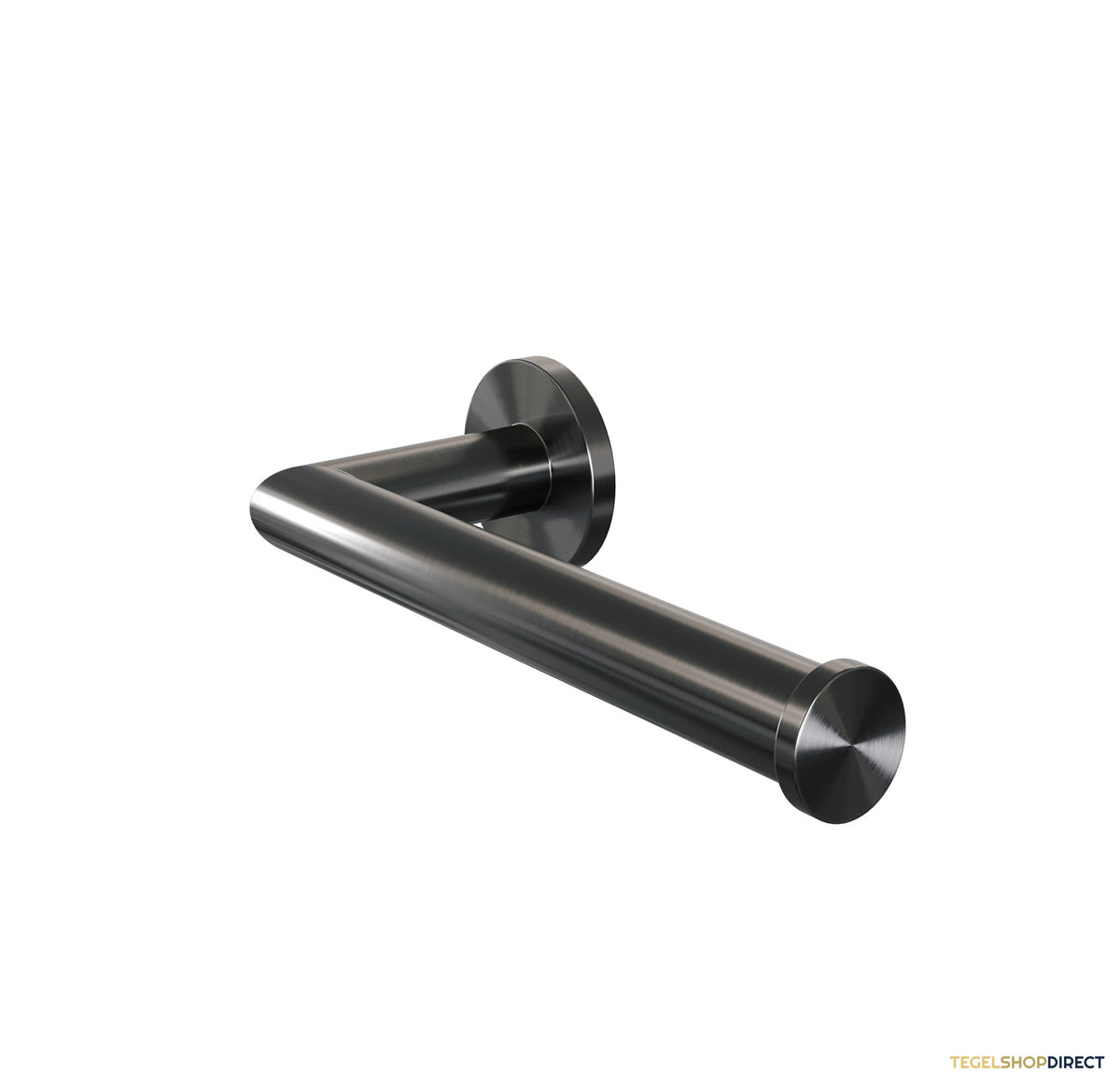 Toiletrolhouder Brauer Gunmetal Wandmontage met PVD coating Geborsteld Gunmetal