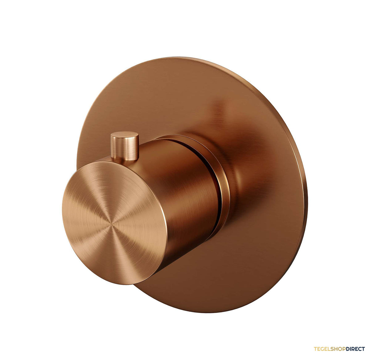 Inbouw Thermostaat Brauer Rond Koper