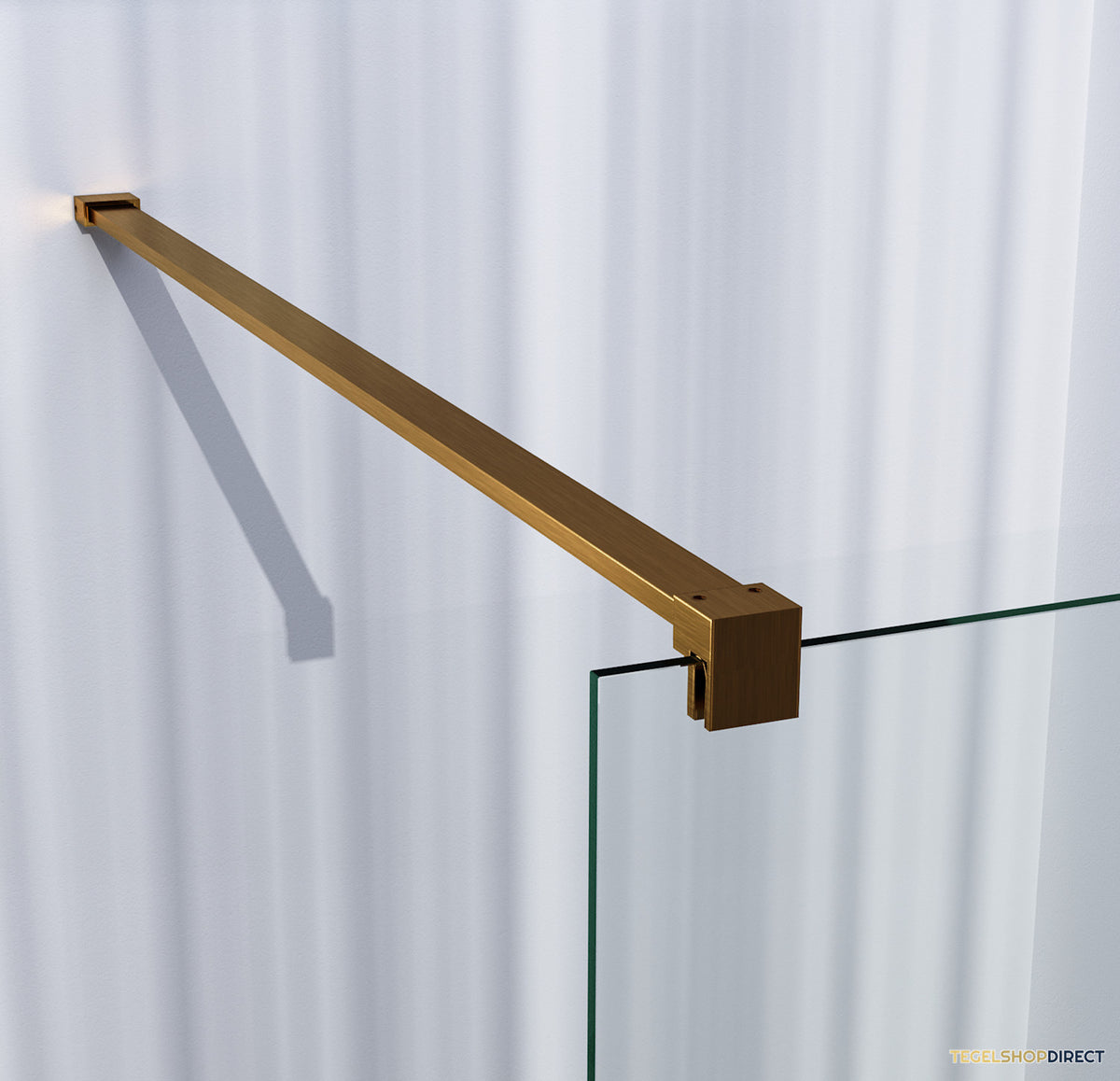 BRAUER Season inloopdouche model C helder glas 120x200 incl. glascoating goud geborsteld – afbeelding 3