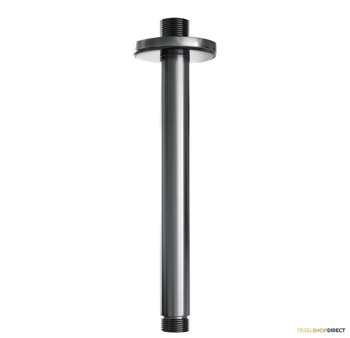 Regendoucheset Inbouw Brauer Gunmetal Carving Thermostatisch 30cm met 3-Weg Omstelling, Plafondarm en 3-Standen Handdouche Geborsteld Gunmetal – afbeelding 7