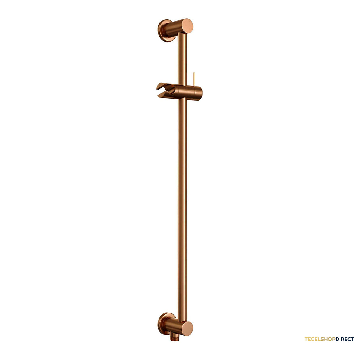 Glijstang Brauer Copper 70 cm Met Wandaansluitbocht Koper