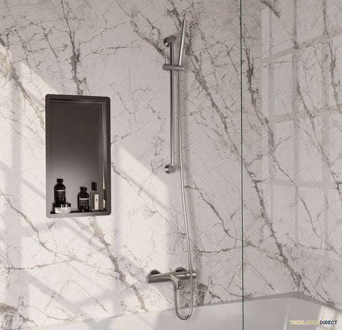Opbouwset Bad- en Douchekraan Brauer Brushed Edition Thermostatisch Geborsteld RVS (Alle Opties)