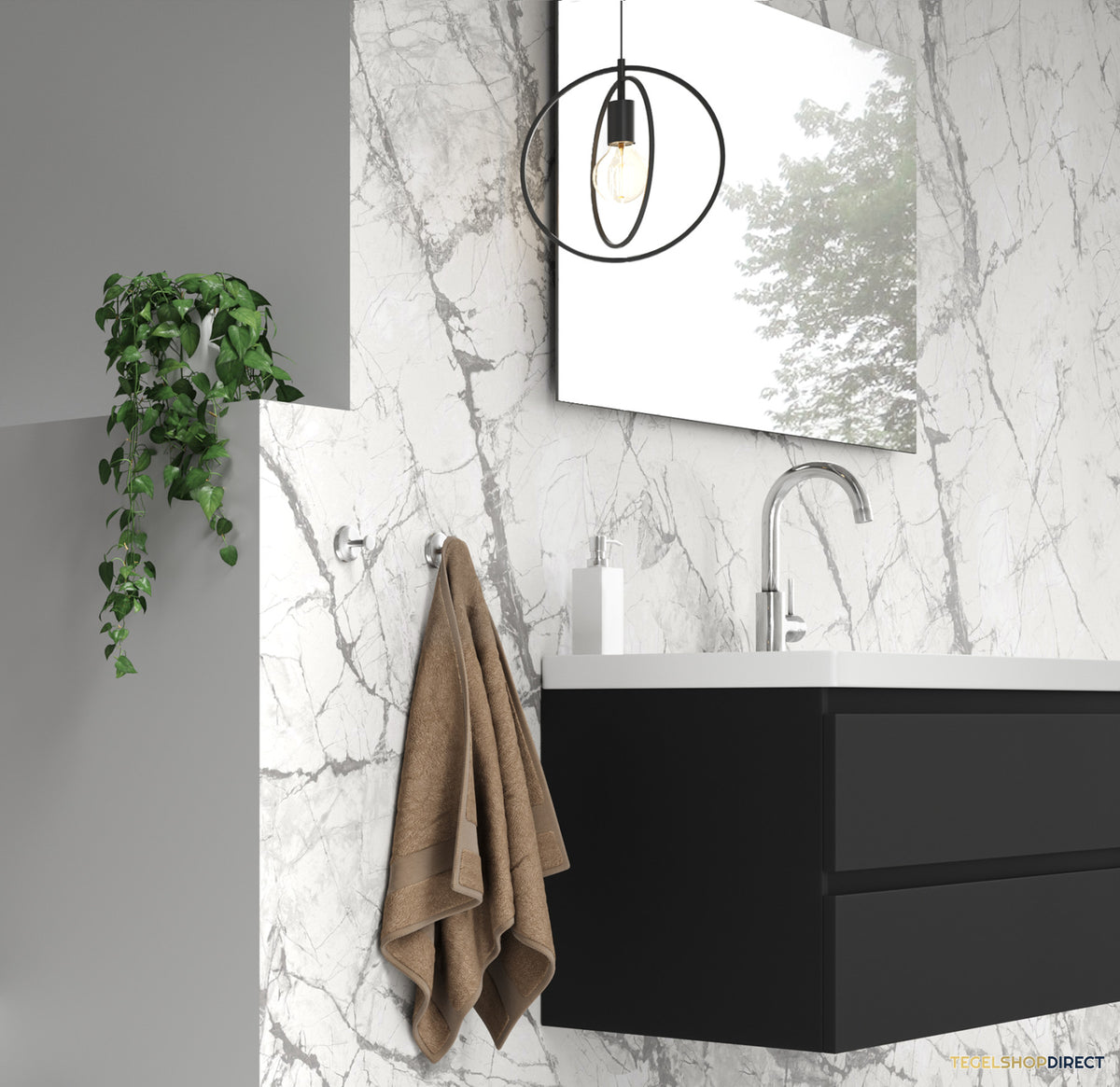 Handdoekhaak Brauer Chrome Wandmontage Chrome – afbeelding 2