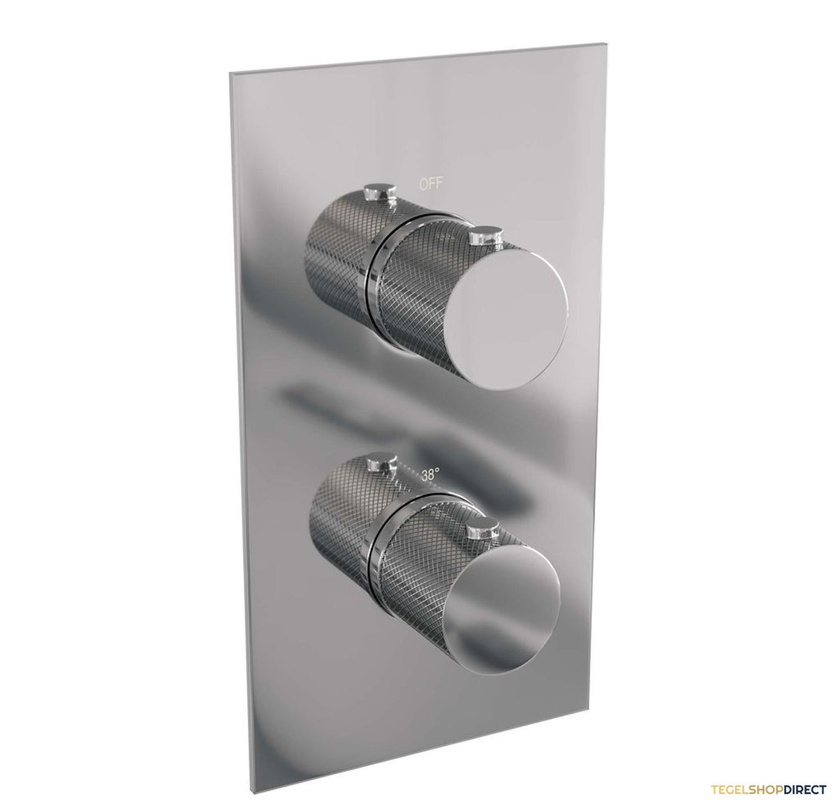 Thermostatische Inbouwdoucheset Brauer Carving Rechthoekige Afdekplaat Chroom (Alle Opties) – afbeelding 3
