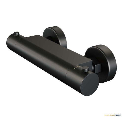 Opbouw Douchekraan Brauer Black Thermostatisch Mat Zwart