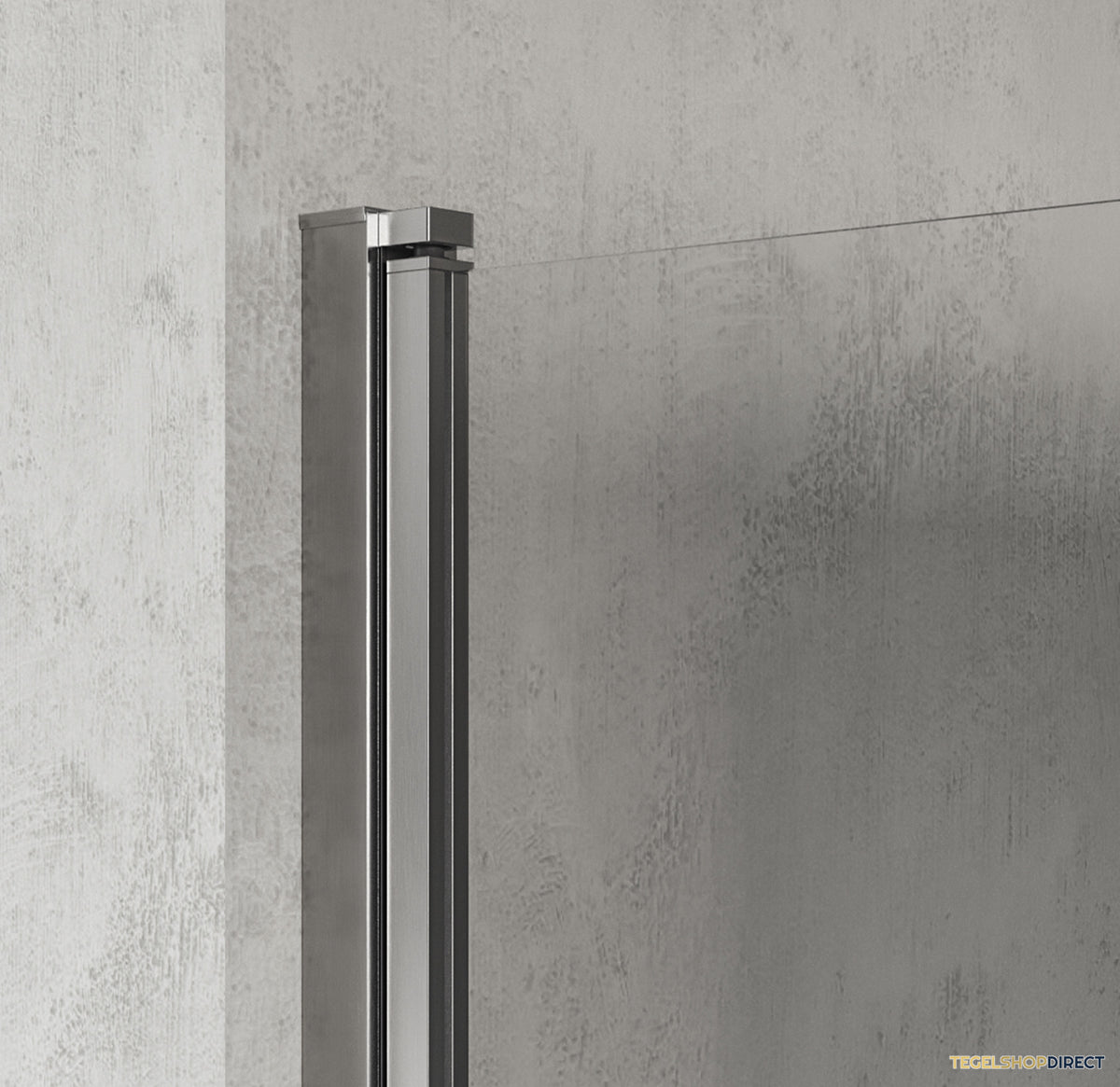 BRAUER Cosmic Nisdeur Draaiend 80x200 Omkeerbaar Helder Glas Incl. Glascoating PVD RVS-Kleurig Geborsteld – afbeelding 3