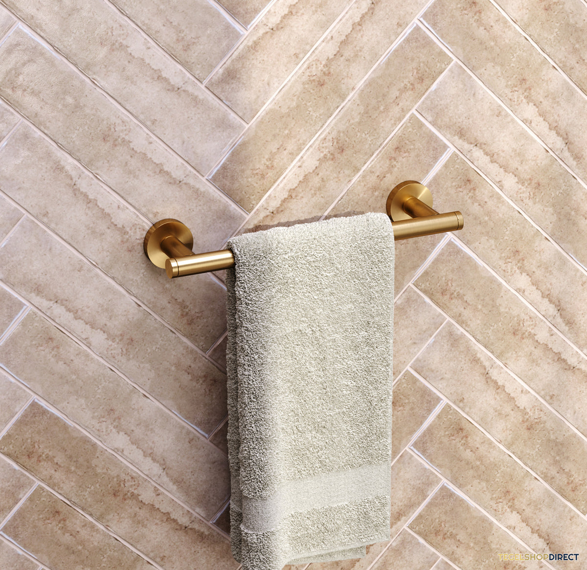 Handdoekrek Brauer Gold Edition 30 Cm Goud Geborsteld PVD – afbeelding 2
