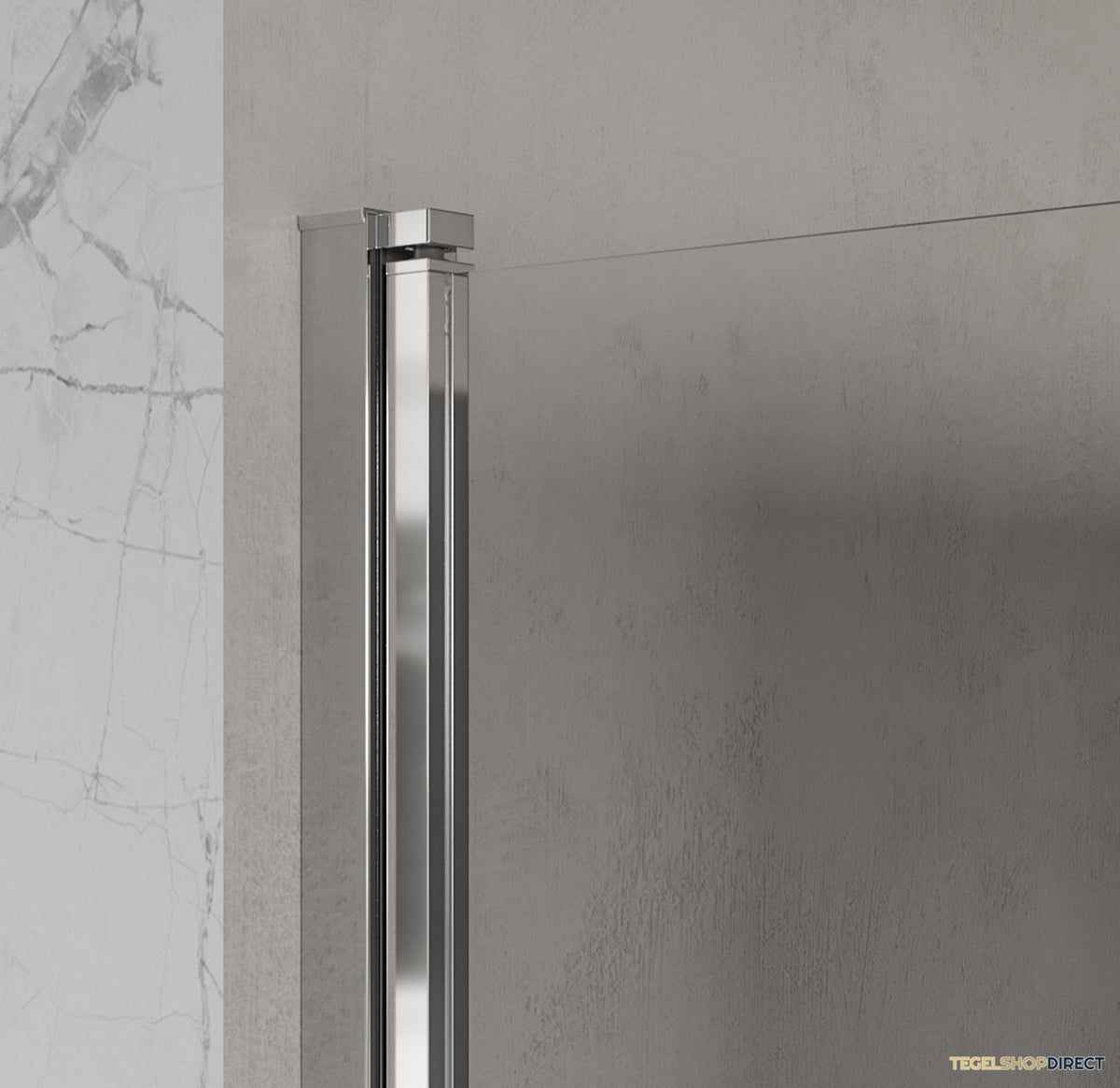 BRAUER Cosmic Nisdeur Draaiend 90x200 Omkeerbaar Helder Glas Incl. Glascoating Chroom – afbeelding 3