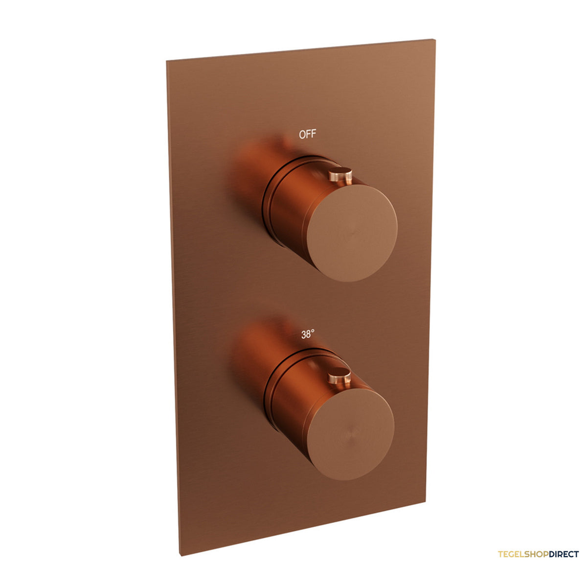 Inbouw Regendouche Set Brauer Copper Edition Wanduitloop Ronde Hoofddouche 30 cm Met Glijstang Koper – afbeelding 7