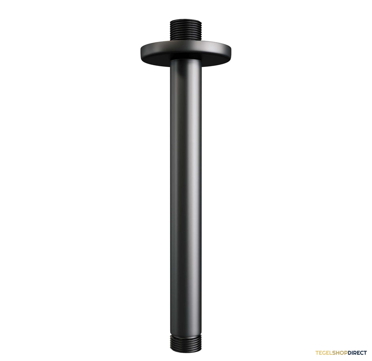 Brauer Stripe thermostatische inbouw regendouche SET 12 met 25 cm douchekop en plafondarm en 3-standen handdouche en doucheslang en geintegreerde glijstang mat zwart – afbeelding 5