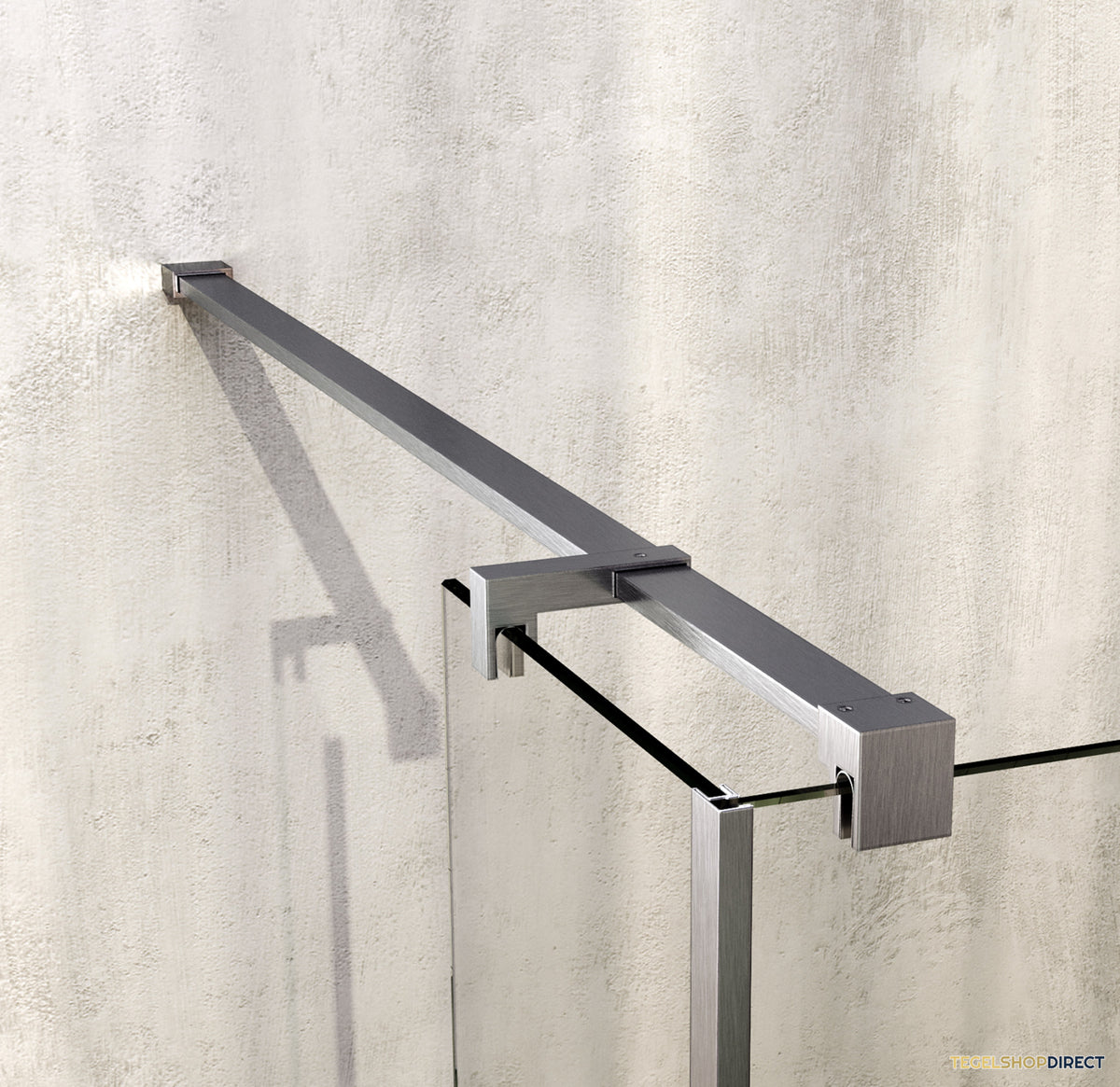 BRAUER Oblivion inloopdouche helder glas 120x200 met zijwand 30 incl. glascoating PVD RVS-kleurig geborsteld – afbeelding 4