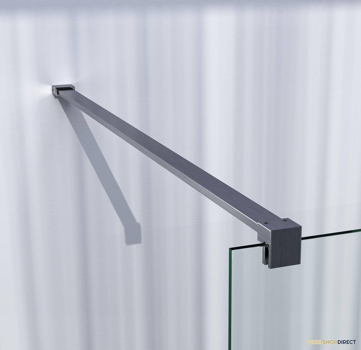 BRAUER Season inloopdouche model C helder glas 120x200 incl. glascoating RVS-kleurig geborsteld – afbeelding 3