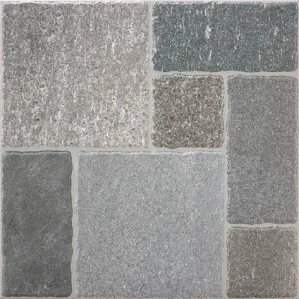 Ceramica Vloertegel Rua Marengo - Natuursteenlook - Grijs - 45x45x0,8cm - 1,42m²