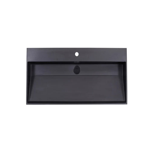 Wastafel Quartz Trend 80 cm zonder kraangat